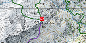 carte cabane des dix