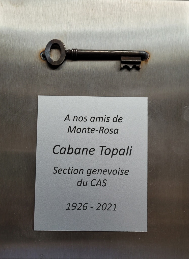 sPlaque de fin Topali 18.9.21